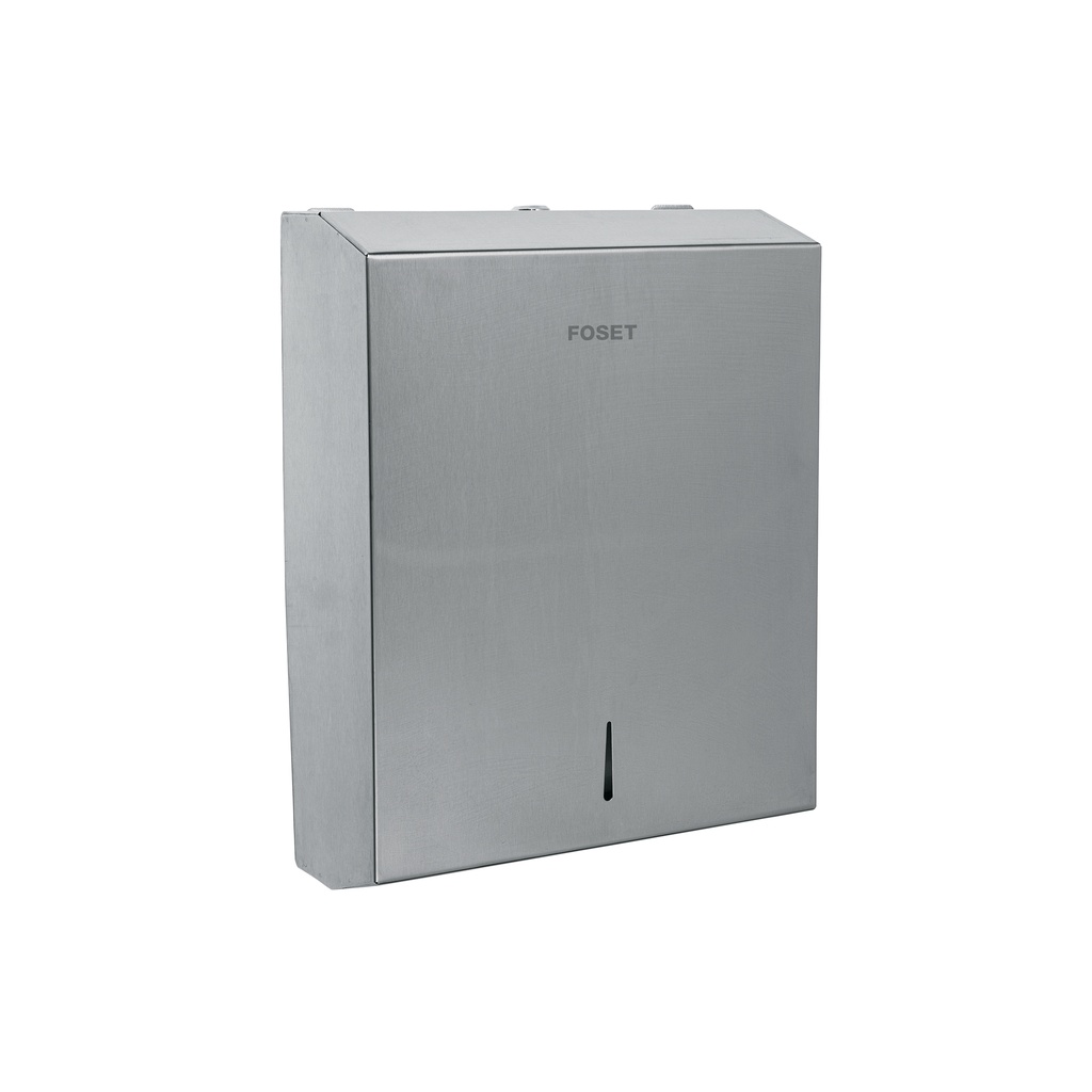 Dispensador de acero inox. para toallas de papel, Foset