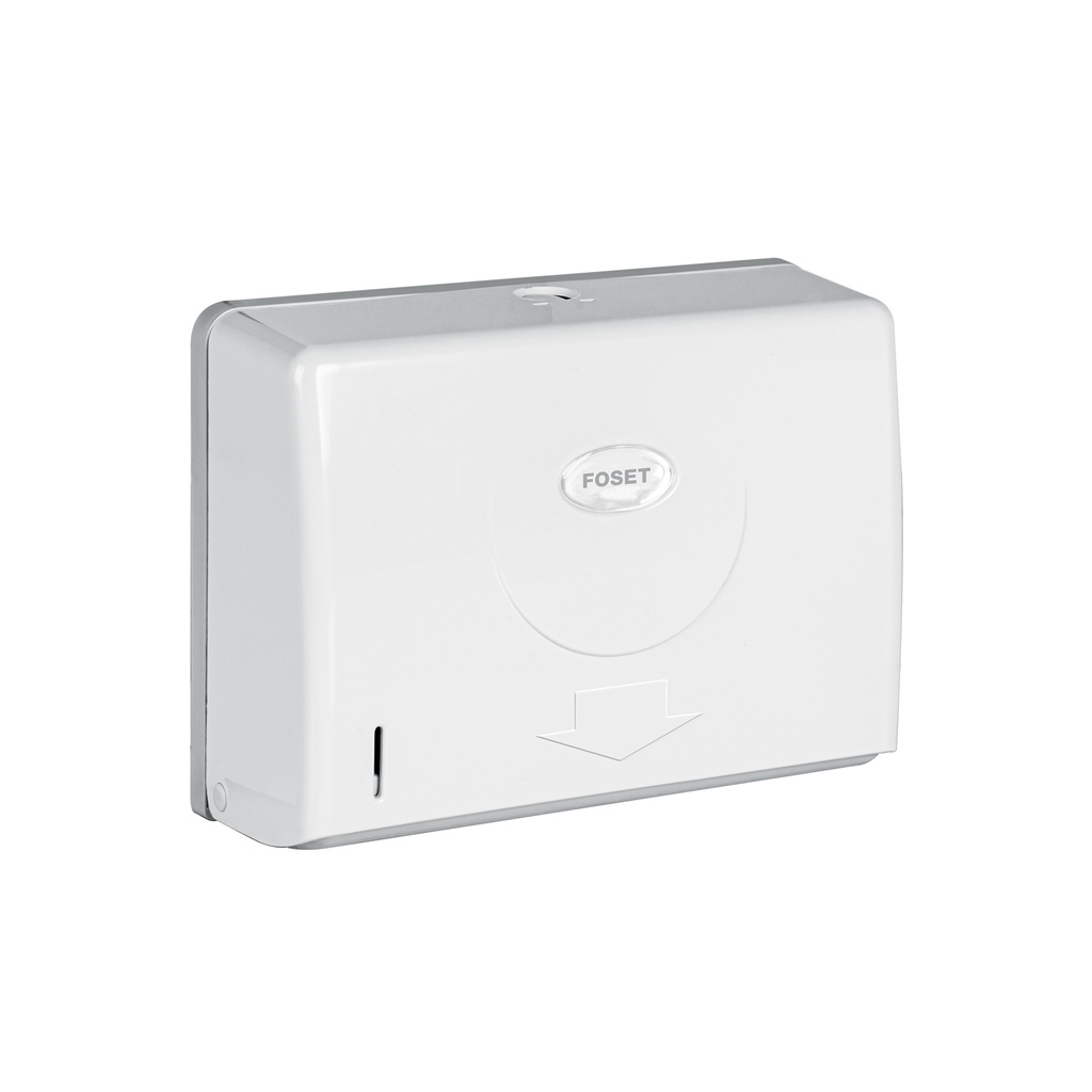 Dispensador junior p/toallas de papel, blanco, Foset Basic