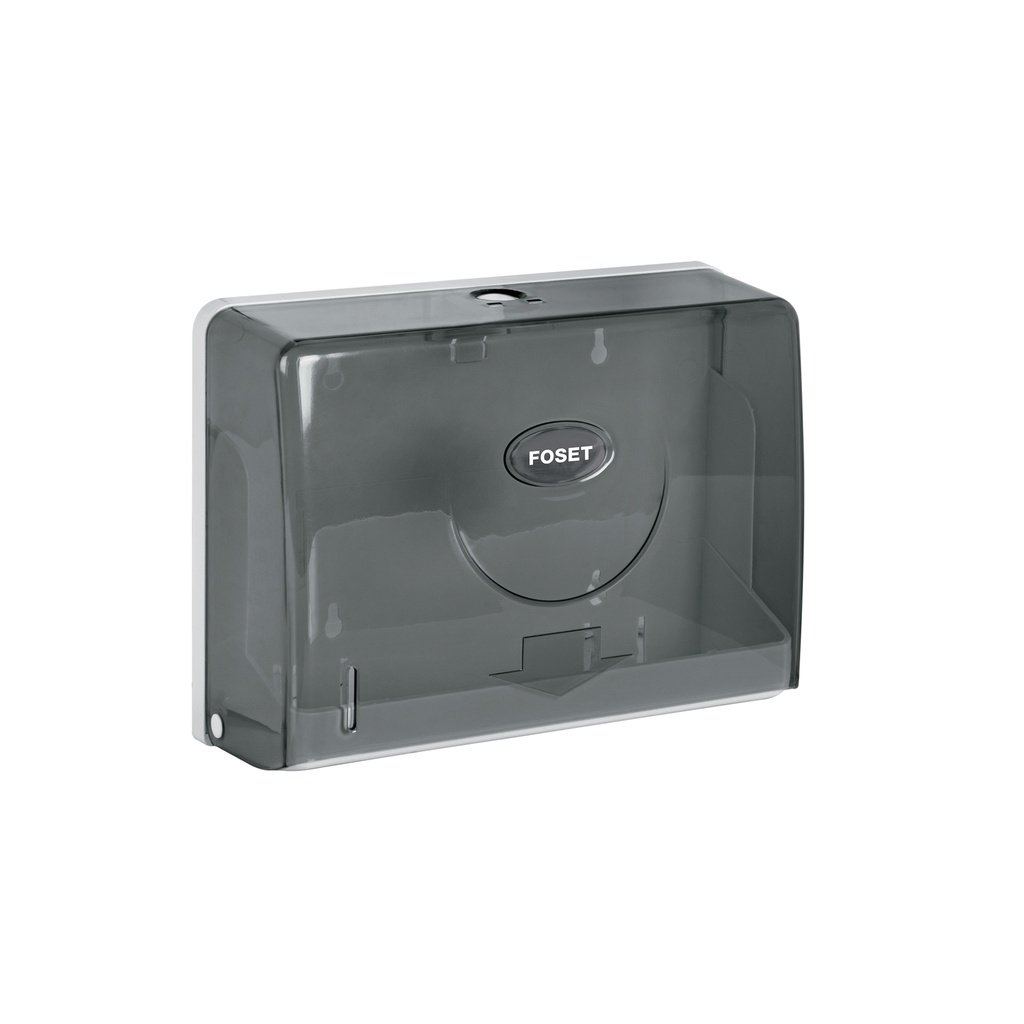 Dispensador junior p/toallas de papel, humo, Basic