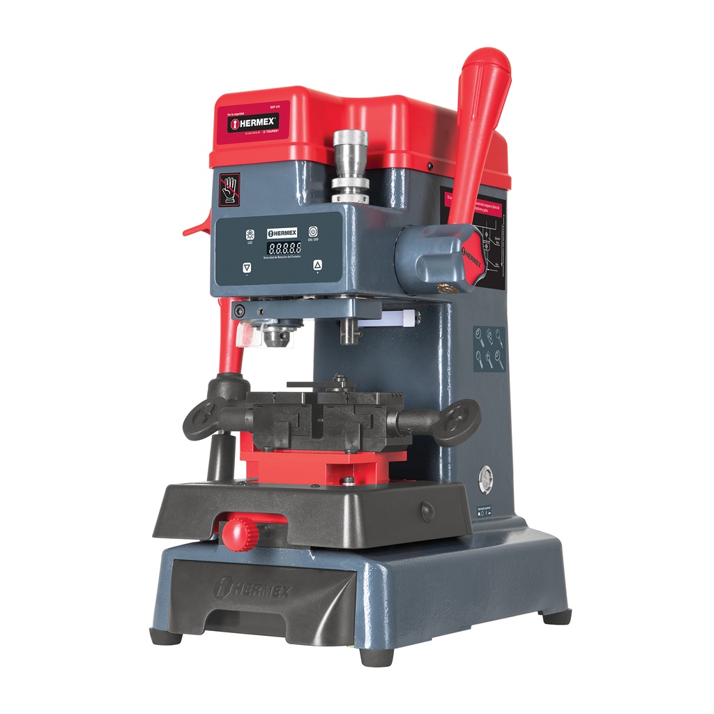 Duplicadora de 8 tipos de llaves, tipo taladro, Hermex
