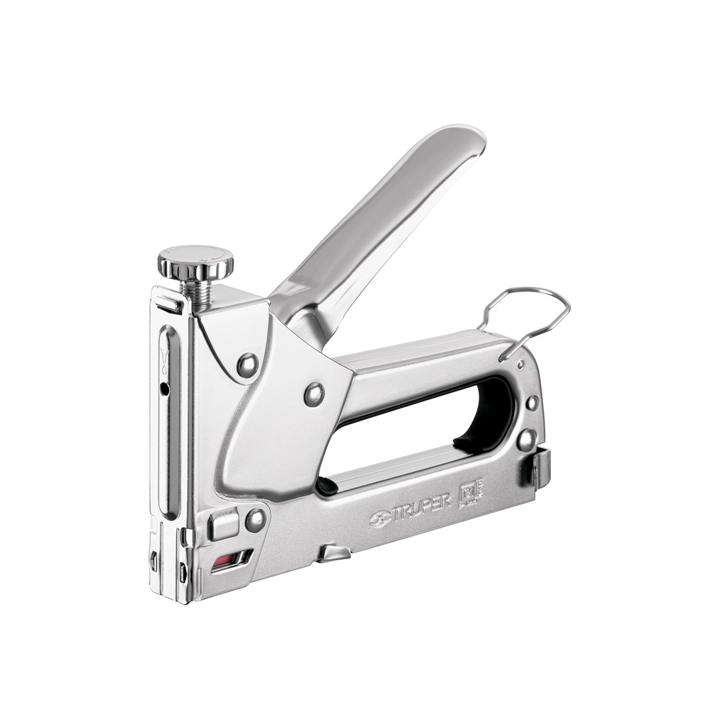 [T17963] Engrapadora tipo pistola para ¼',5/16', 3/8', con 200 grapas