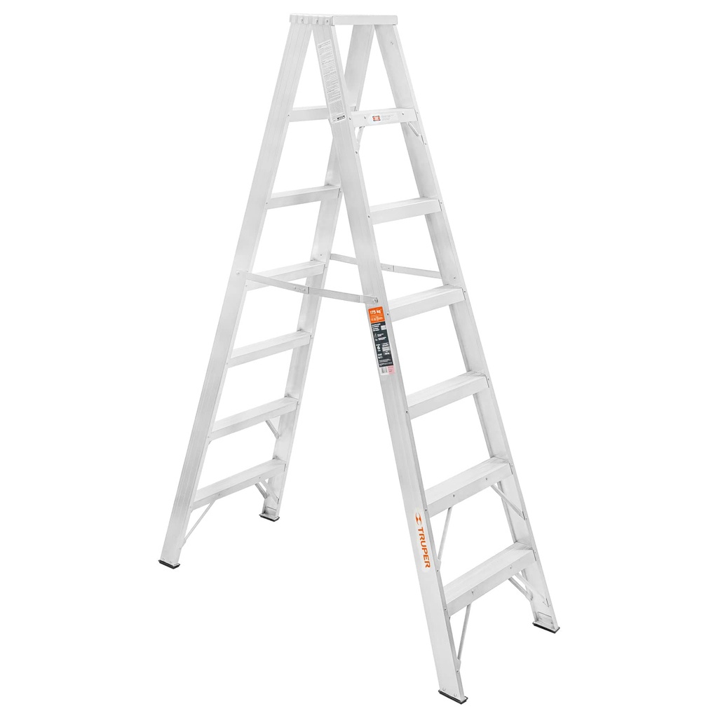 [T10497] Escalera de tijera doble, tipo ll, 6 escalones, Truper