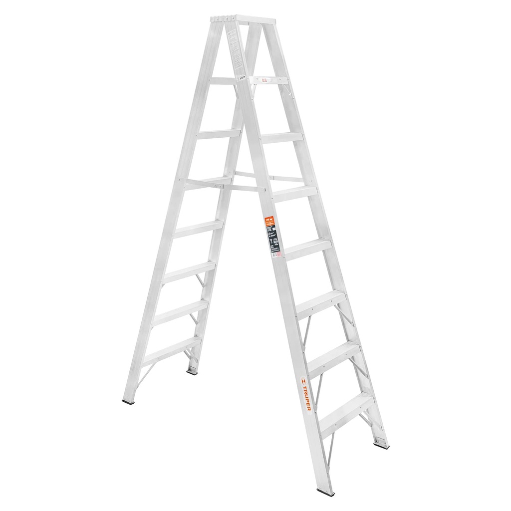 [T10498] Escalera de tijera doble, tipo ll, 7 escalones, Truper