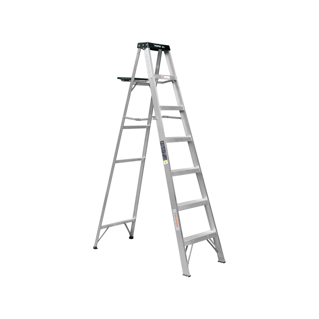 [T10437] Escalera de tijera tipo III 6 escalones y bandeja, Truper