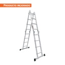 Escalera multiposición 16 peldaños, Tipo I, Truper
