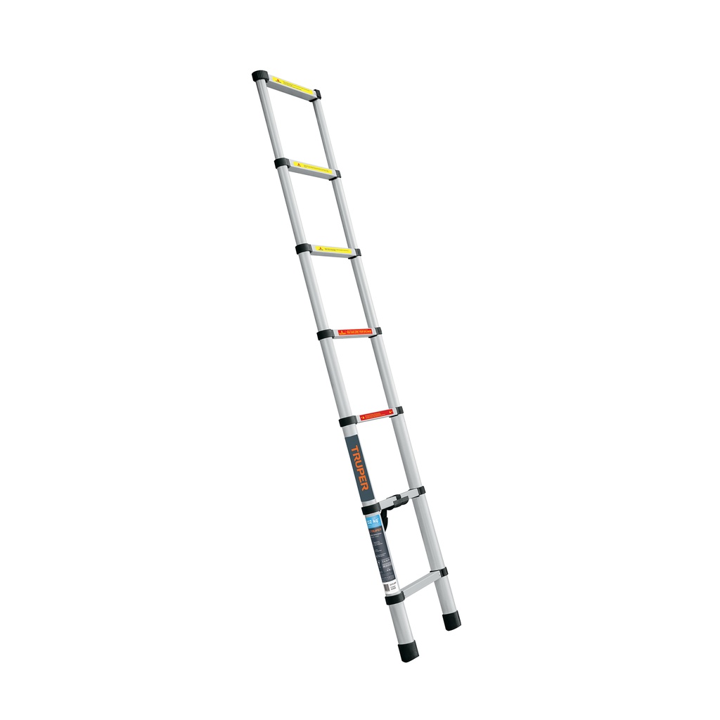 [T101903] Escalera telescópica, 7 peldaños, tipo II, capacidad 102kg