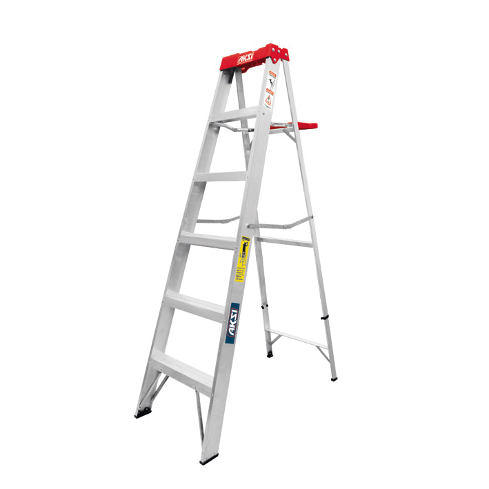 Escalera tipo tijera, TIPO III - 5 escalones con charola