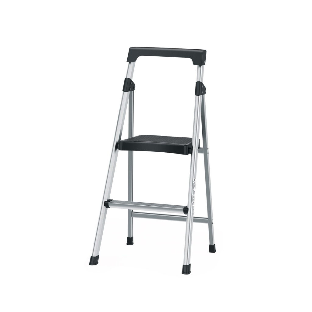 [T16763] Escalera tubular plegable, 2 peldaños, aluminio, Truper