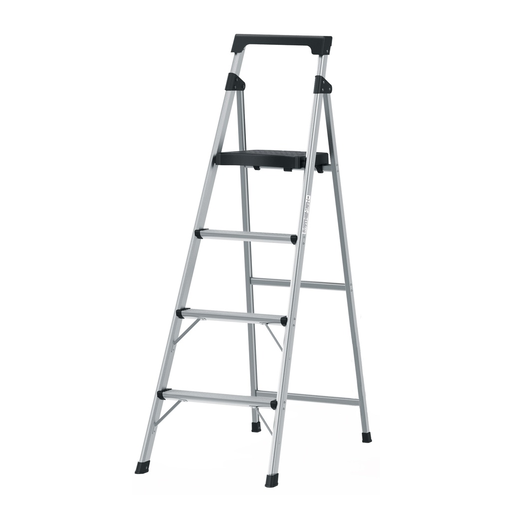 Escalera tubular plegable, 4 peldaños, aluminio, Truper - Pag 151