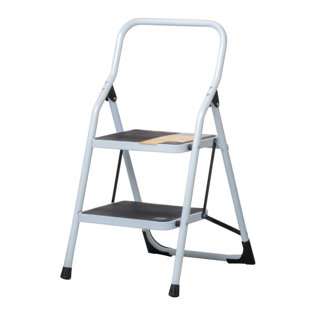 [T24118] Escalera tubular, plegable, 2 peldaños, Pretul