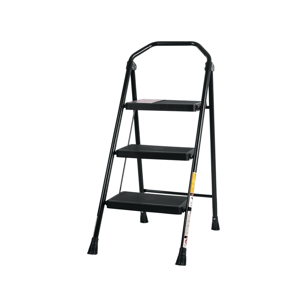 Escalera tubular, plegable, 3 peldaños, Truper