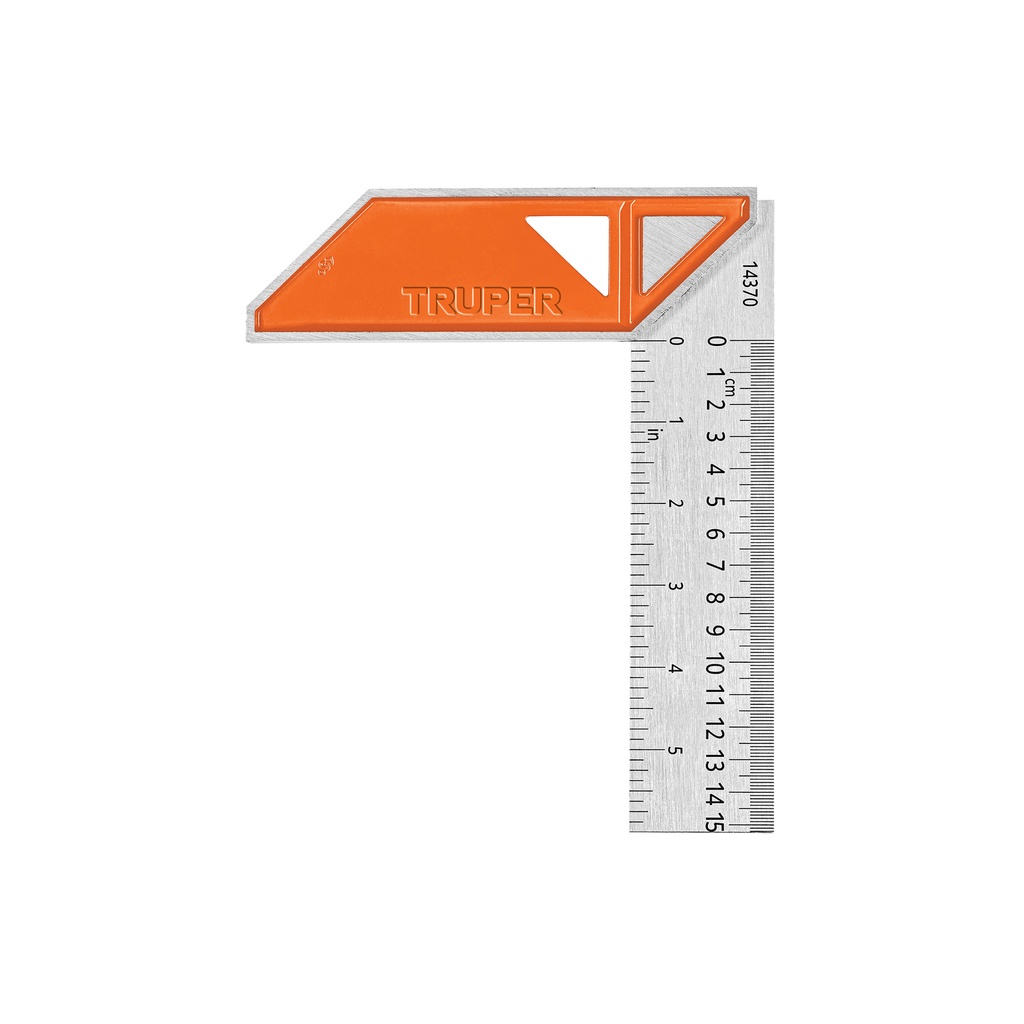 Escuadra 6' para carpintero con mango 100% de aluminio