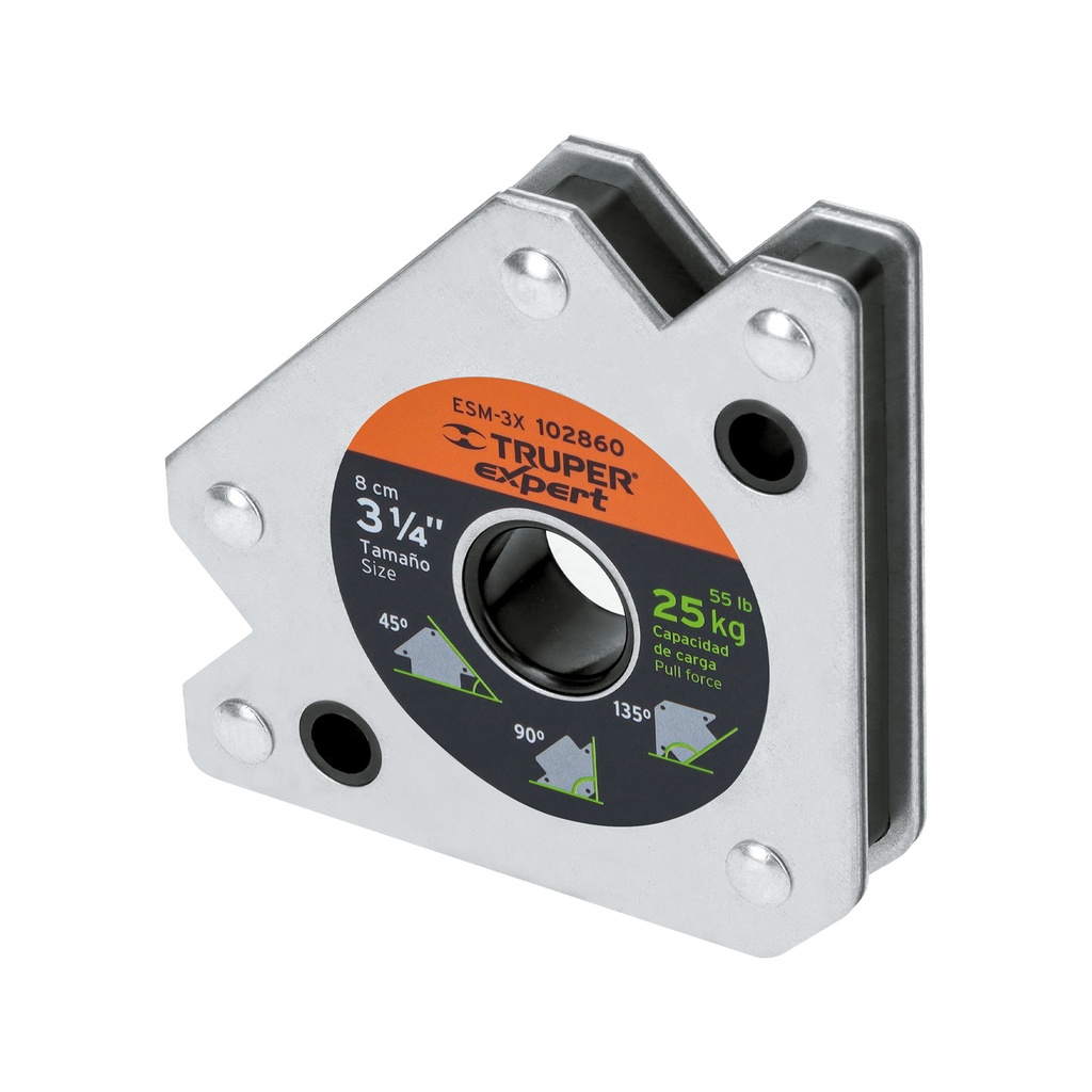 Escuadra magnética 3' para soldar, capacidad 25 kg, Expert - Pag 155