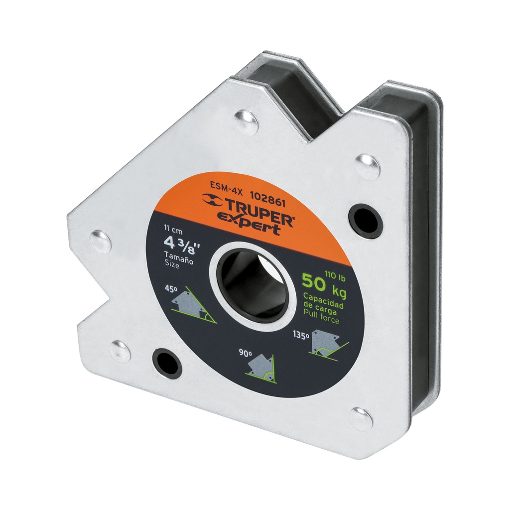 Escuadra magnética 4' para soldar, capacidad 50 kg, Expert - Pag 155