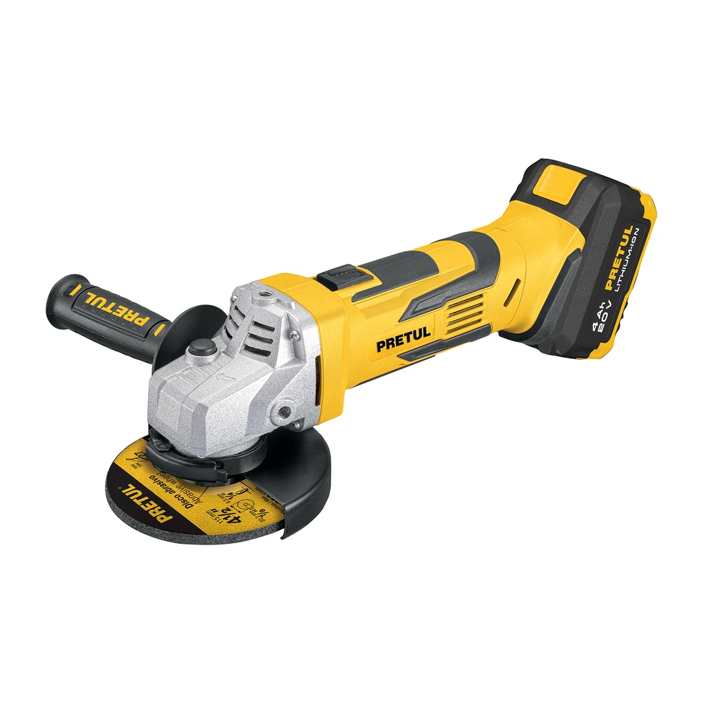 Esmeriladora angular inalámbrica 4-1/2', 20 V, Pretul - Pag 274