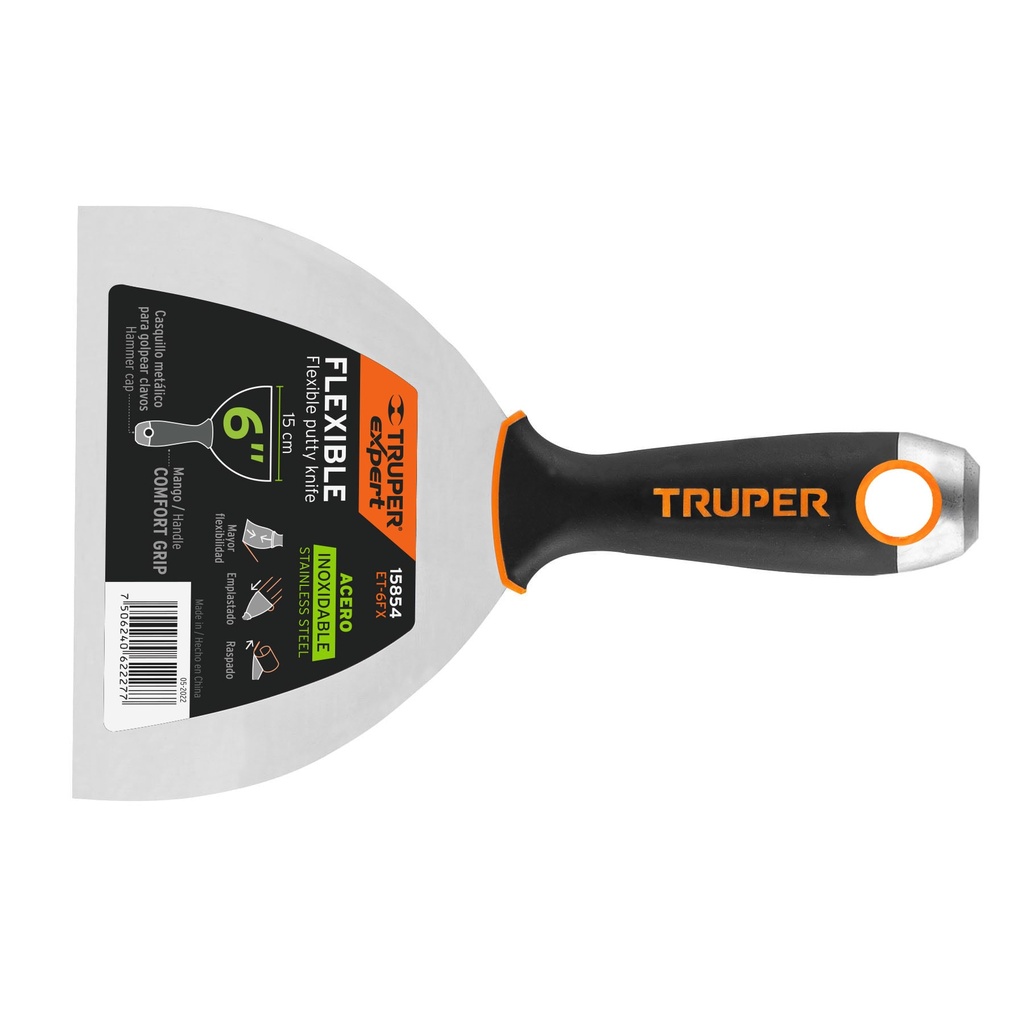 Espátula flexible 6' acero inox. mango Comfort Grip, Expert - Pag 156