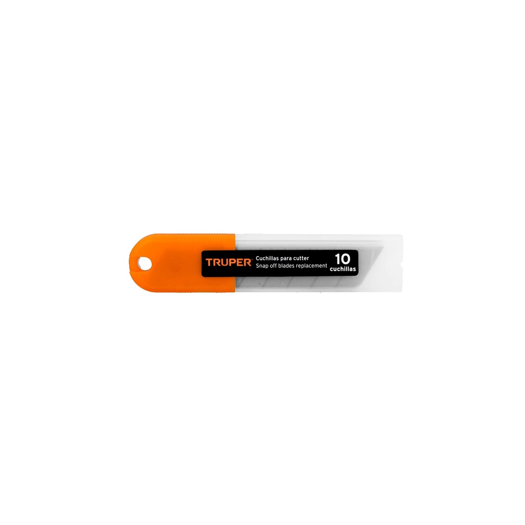 Estuche con 10 cuchillas SK4 de 25 mm para cutter, Truper - Pag 114