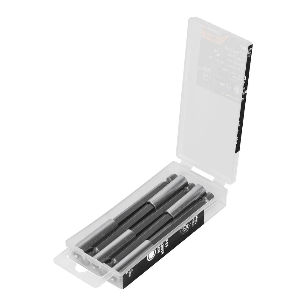 [T11871] Estuche con 5 extensiones de 100 mm magnéticas, Expert