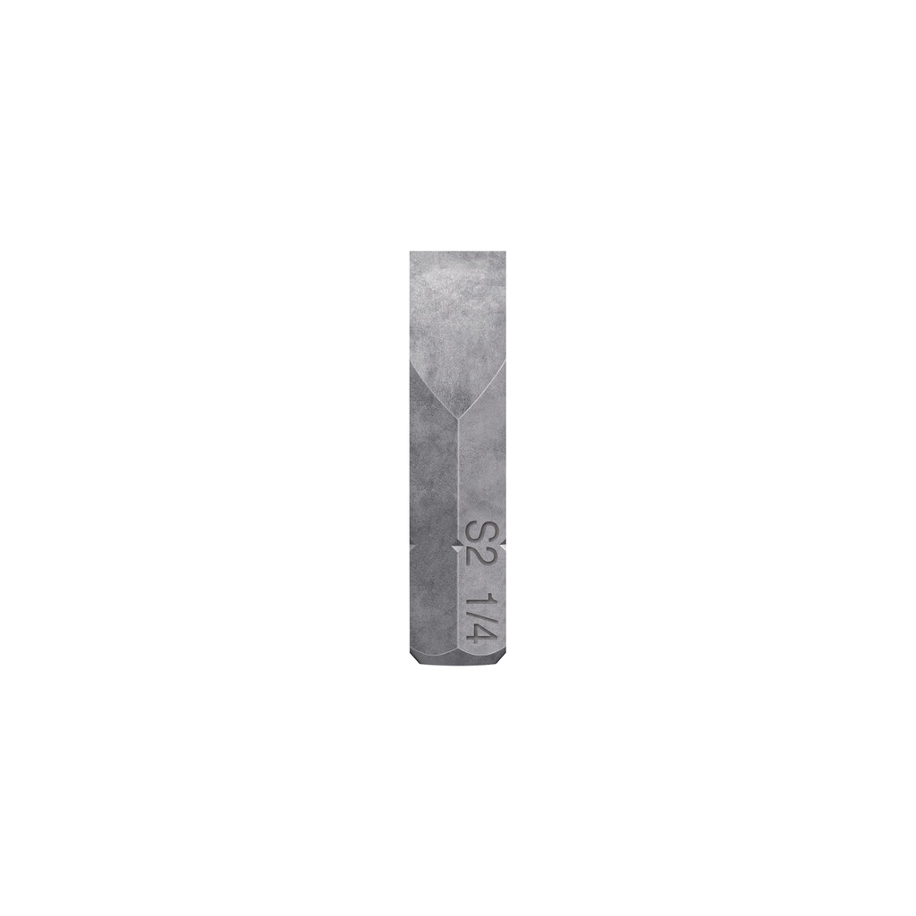 [T12167] Estuche con 5 puntas planas de 1/4' largo 1', Truper Expert