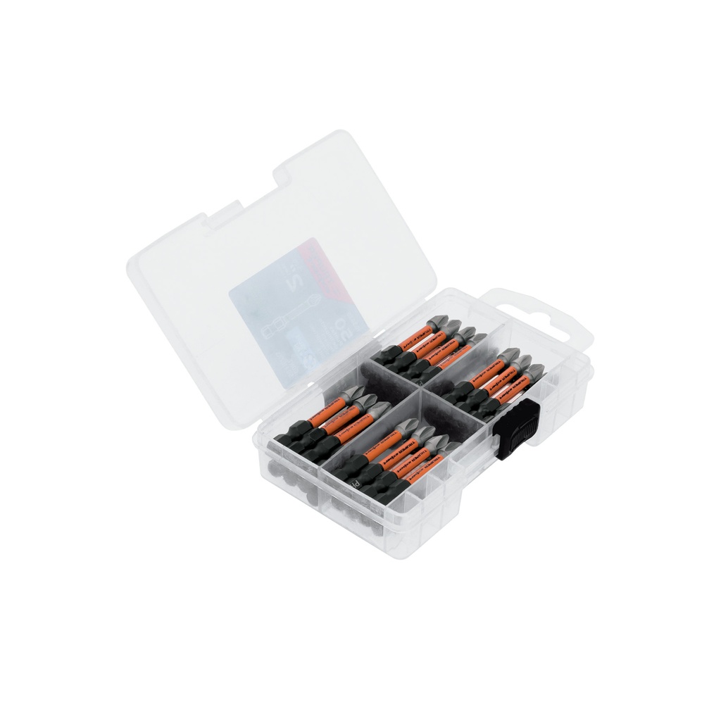 Estuche con 50 puntas de cruz PH2 de impacto largo 2' - Pag 325