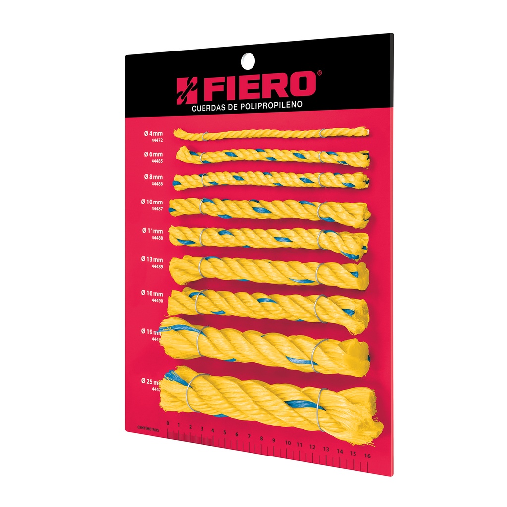 Exhibidor Fiero de cuerdas de polipropileno - Pag 625