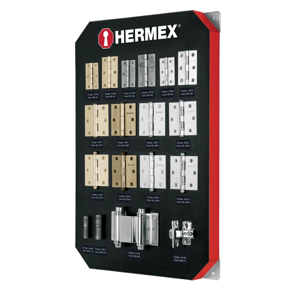 Exhibidor con bisagras, Hermex - Pag 769, 812