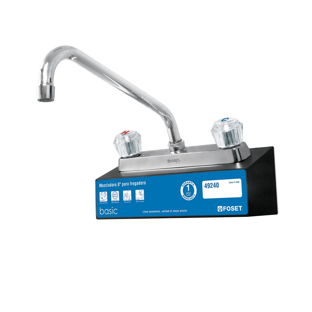 Exhibidor con mezcladora F-318A, Foset