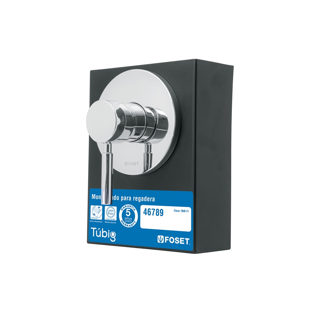 Exhibidor con monomando para regadera TBM-71, Foset