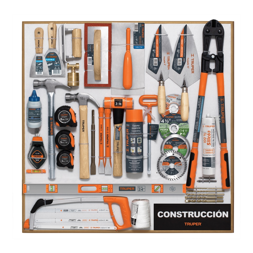 [T55905] Exhibidor de Construcción, 80x80 cm, 1 tablero