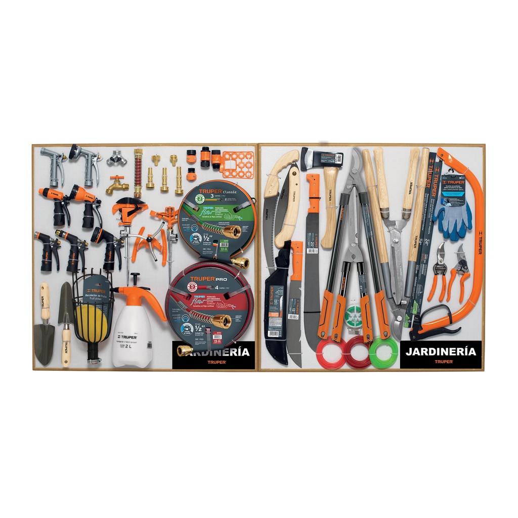 Exhibidor de Jardinería, 80x80 cm, 2 tableros - Pag 624