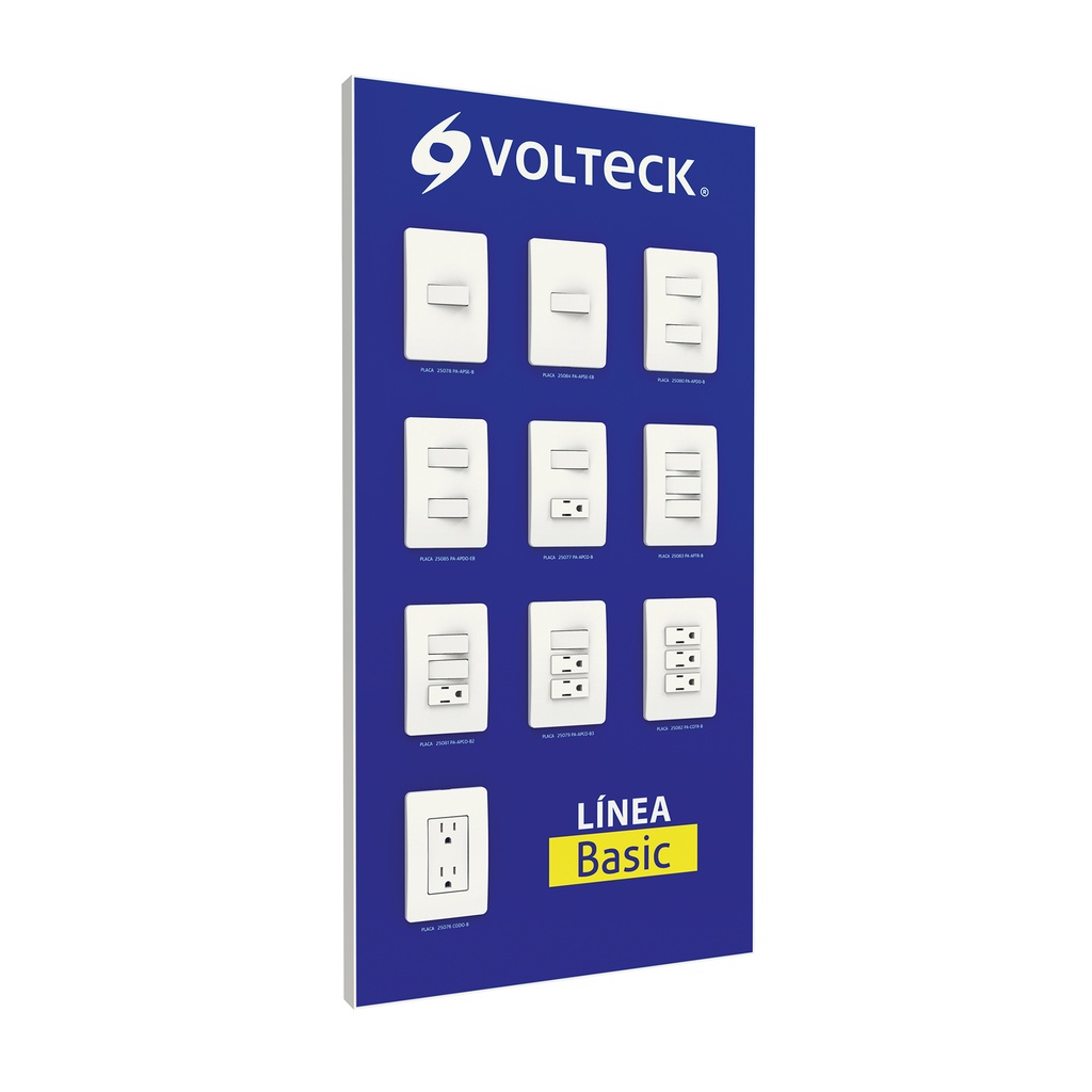 Exhibidor de Línea Basic armada, Volteck