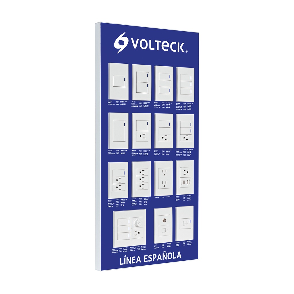 [T57025] Exhibidor de Línea Española, Volteck
