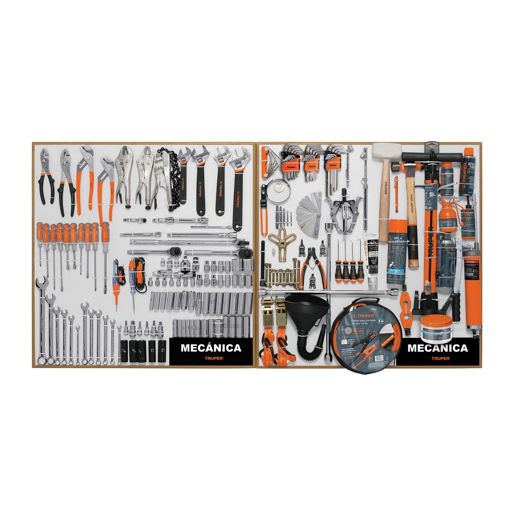 Exhibidor de Mecánica, 80x80 cm, 2 tableros - Pag 624