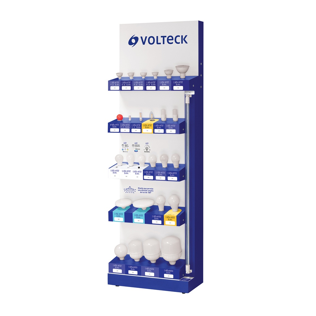 Exhibidor de piso de Lámparas Volteck - Pag 627