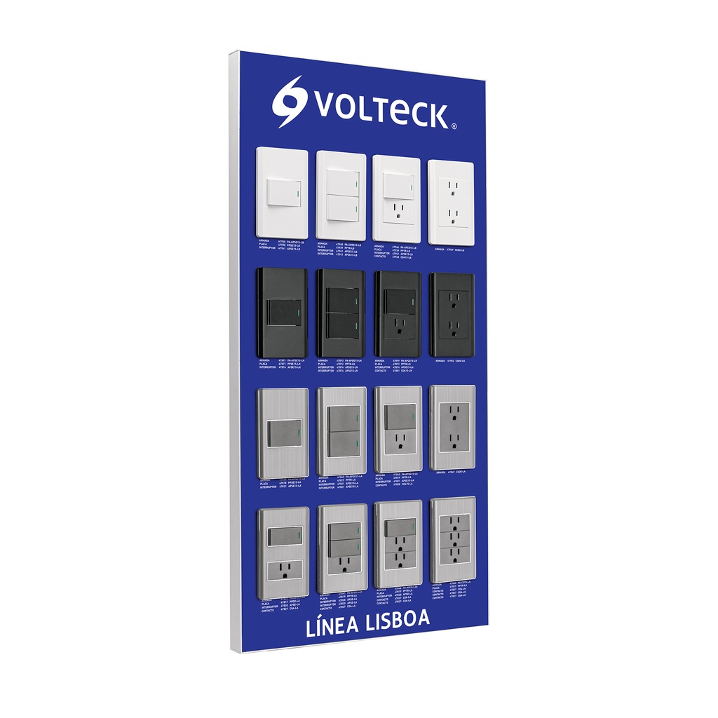 Exhibidor línea Lisboa, Volteck - Pag 618