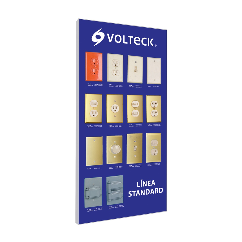 Exhibidor línea standard, Volteck