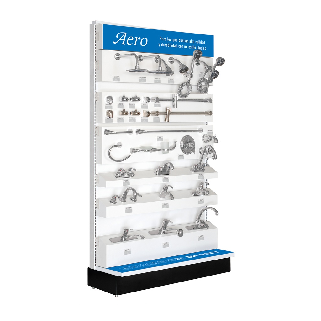 Exhibidor tipo góndola, Foset Aero - Pag 628
