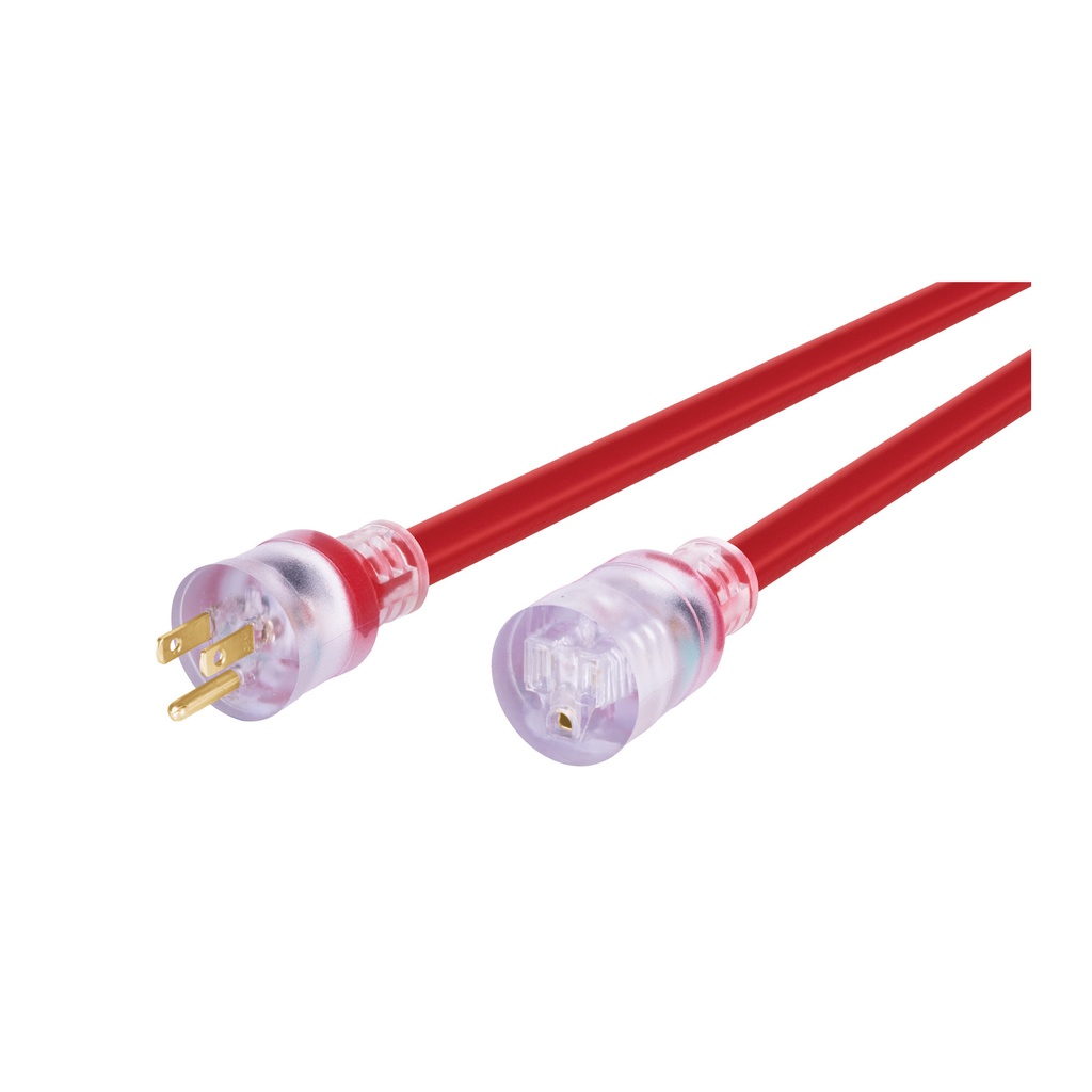 Extensión reforzada aterrizada 15 m 3x12 AWG, Volteck - Pag 420