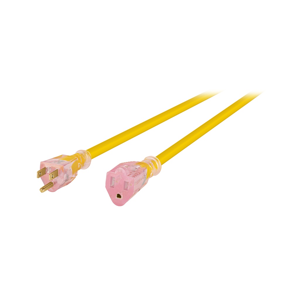 Extensión reforzada aterrizada 30 m 3x14 AWG, Volteck