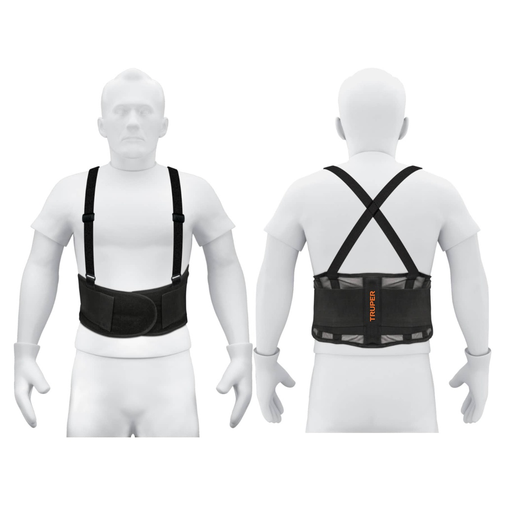 [T11965] Faja lumbar de malla transpirable, talla M, Truper