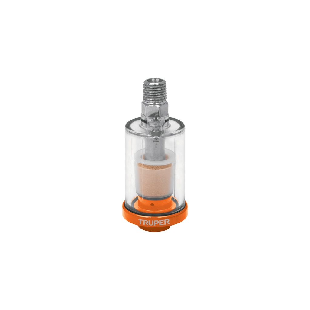 Filtro separador de agua y aceite, cuerda 1/4 NPT, Truper - Pag 95