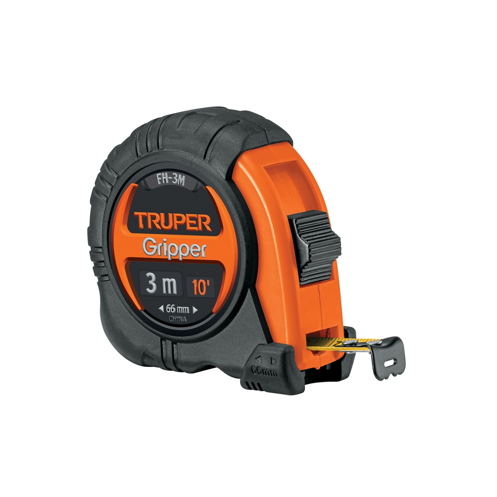 Flexómetro Gripper contra impactos 3 m cinta 13 mm, Truper - Pag 162