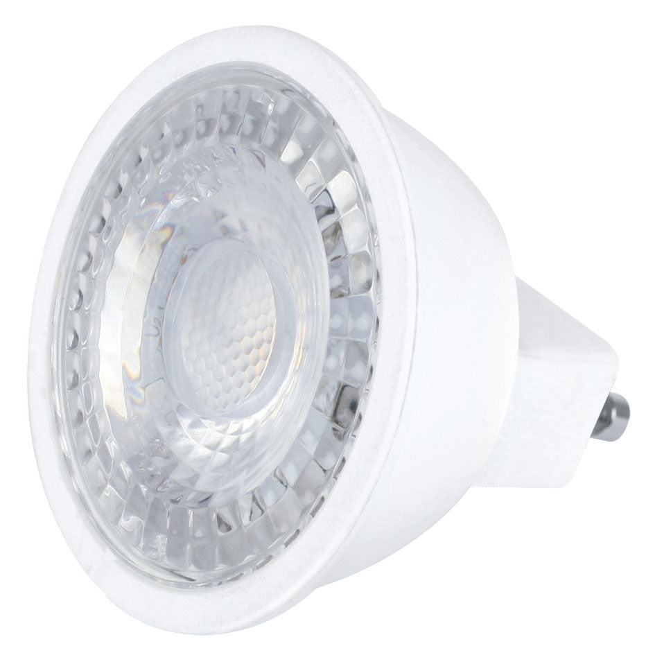 Foco LED Dimeable MR16 7W luz calida - 127V/GU5.3, caja color