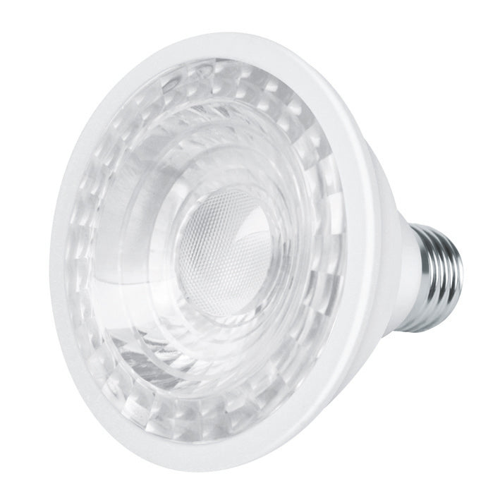 Foco LED PAR 38 20W luz calida, caja color