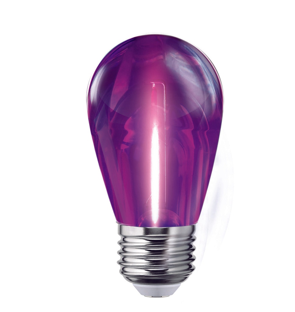 Foco Led Color S14 1W, Lila