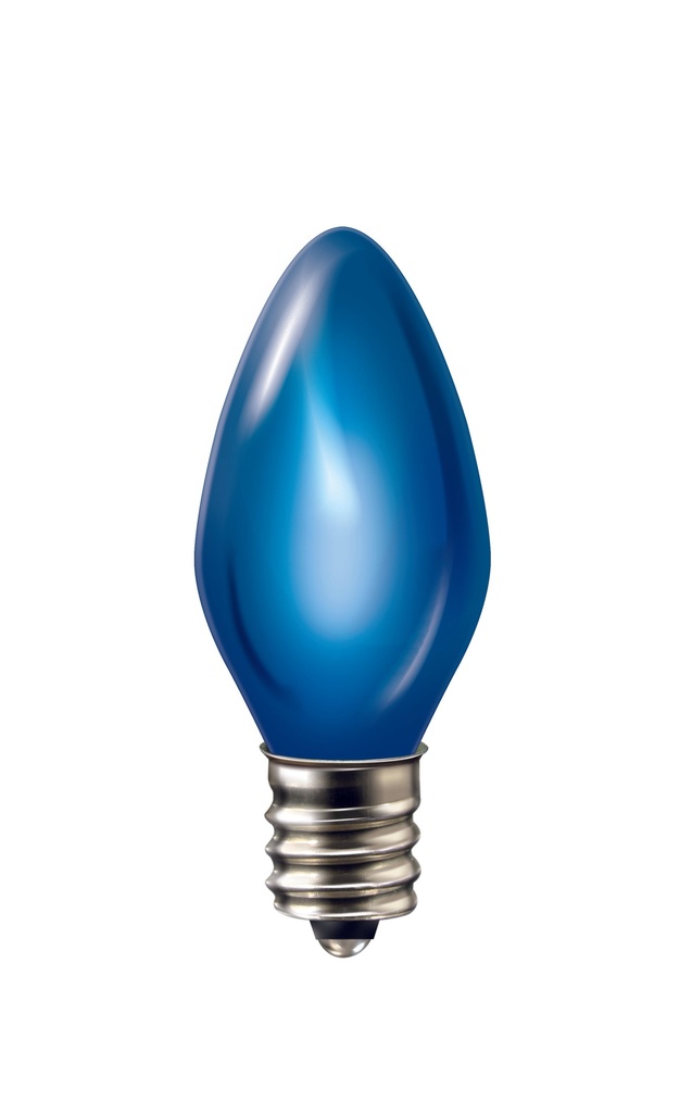 Foco Led Vela Color Sólido, Azul, 0.5W, 2PACK