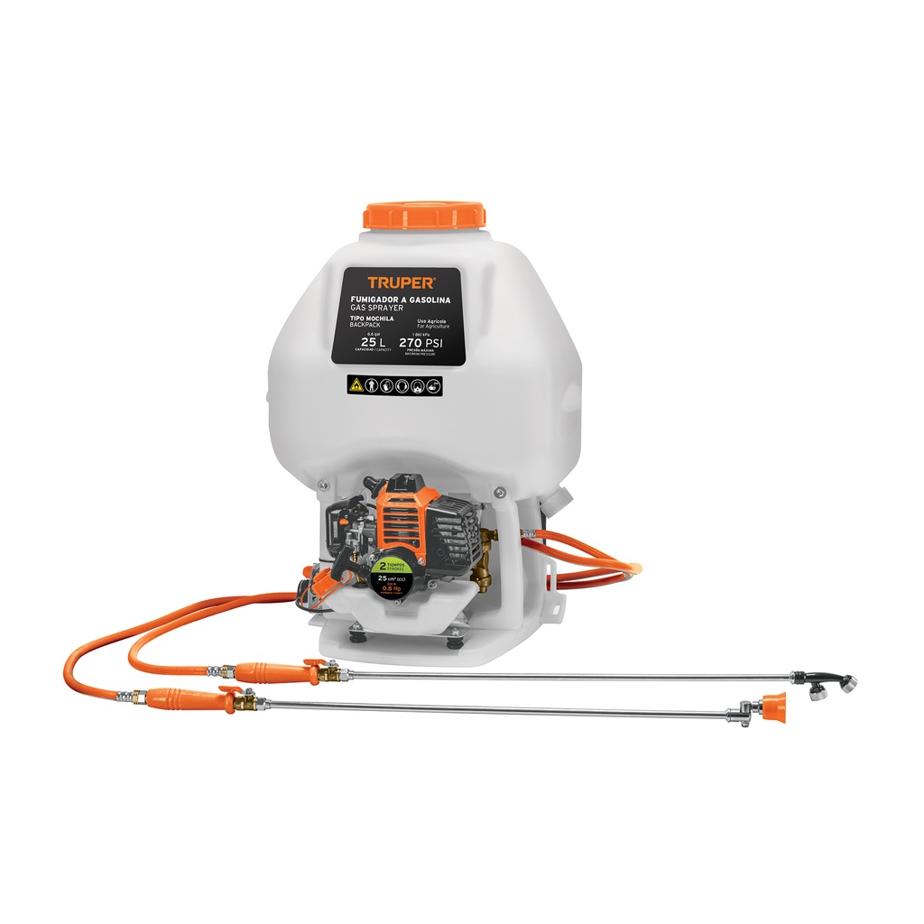 [T101568] Fumigador de 25 L con motor a gasolina de 2 tiempos, Truper