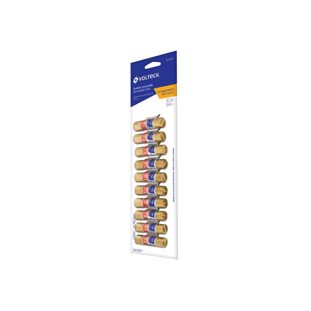 Fusible 30 A con agarradera, despachador con 10 piezas - Pag 419