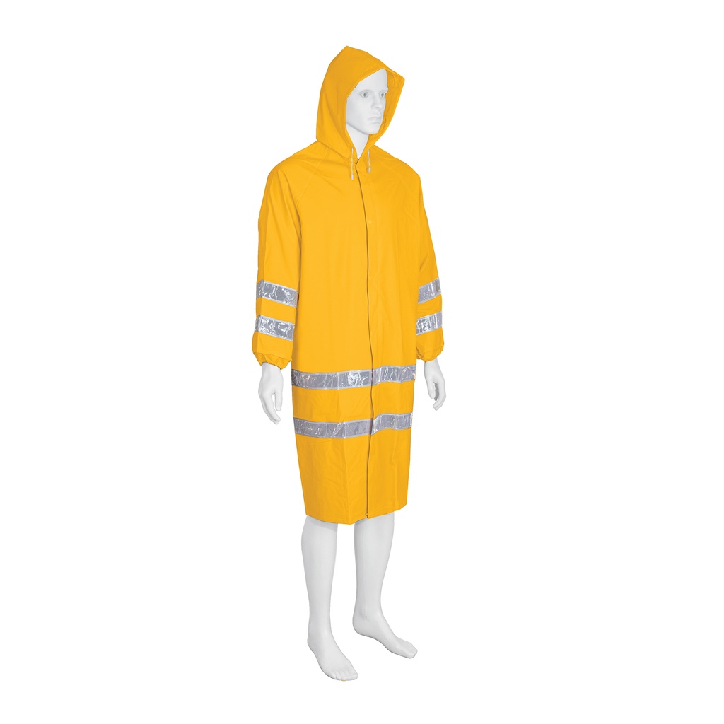 [T17724] Gabardina impermeable doble capa con reflejante, XG, Truper