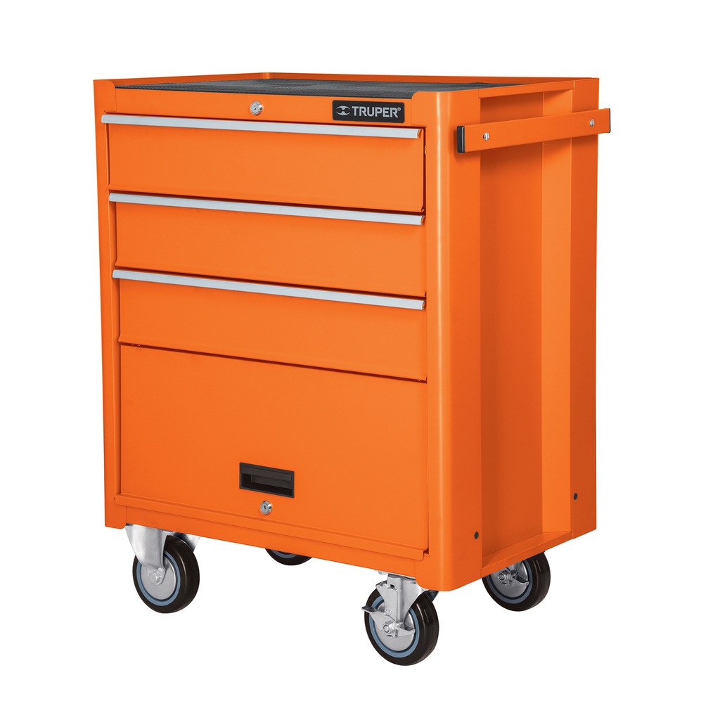 Gabinete metálico móvil, 4 cajones, capacidad 90 kg, Truper - Pag 158